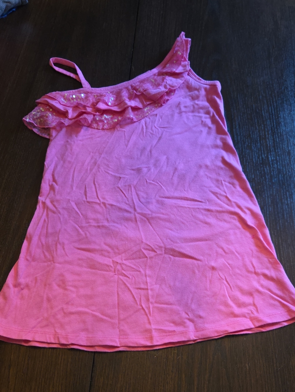 Xhilaration Bright Pink Girls Tank Top